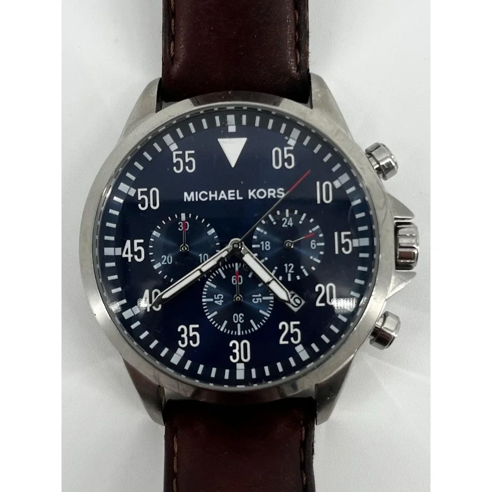 Michael Kors Mens Chronograph Watch MK-8362 *Needs New‎ Batteries*